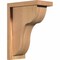 Ekena Millwork Carmel Smooth Corbel w/Backplate, Western Red Cedar, 5 1/2"W x 10"D x 14"H COR06X10X14CAR01SWR - alternate 1